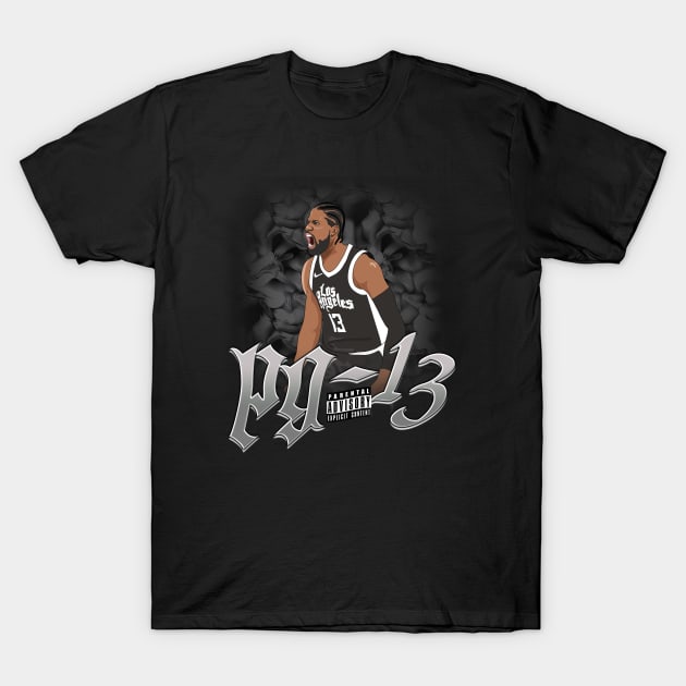 Paul George PG-13 T-Shirt by xavierjfong